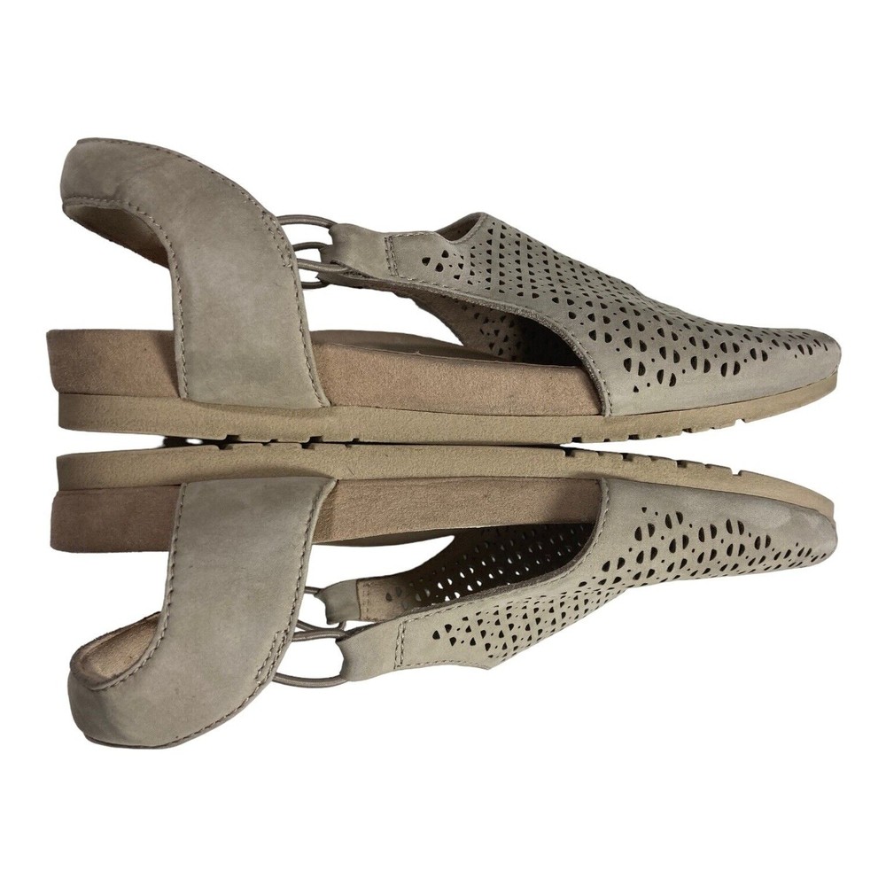 Earth Womens Linden Laveen Womens 9.5M Taupe Leather All Day Comfort Sandals - Picture 5 of 10